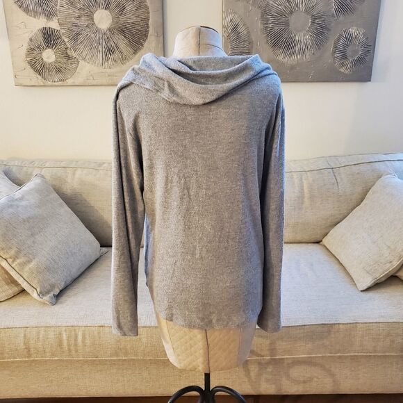 Karen Kane Convertible Neck Top sz XL in Grey - Picture 6 of 10